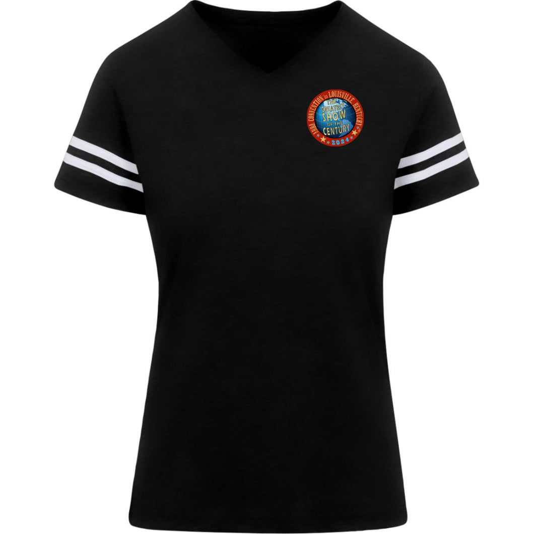 NJWRC 24 Convention Edition V-Neck Women's Football Tee