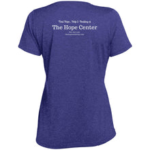 The Hope Center Ladies' Heather Scoop Neck Performance Tee