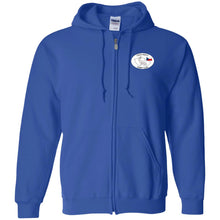 Czech Frosty Adult Zip Up Hooded Sweatshirt with Chest Logo