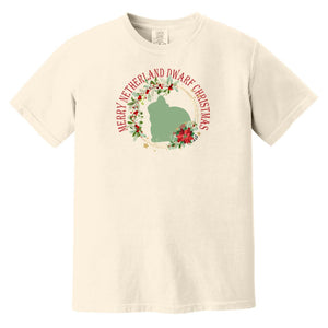 Merry Netherland Christmas Adult Garment-Dyed T-Shirt