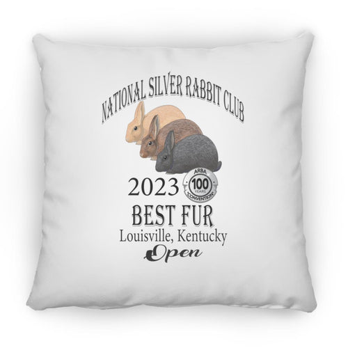 NSRC Open Best Fur Small Square Pillow