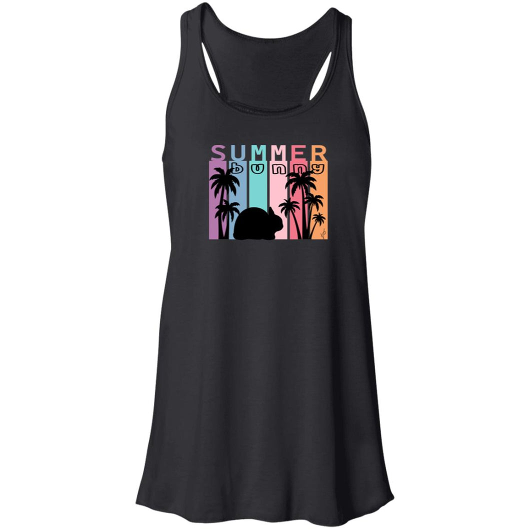 Summer Bunny Flowy Racerback Tank