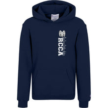 RCCA Youth Champion Brand Powerblend Hoodie Vertical Logo