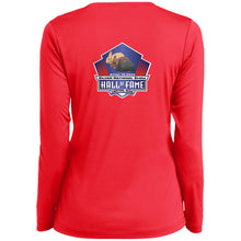 Silver Nationals 2024  Ladies’ Long Sleeve Performance V-Neck Tee Chest and Full Back Design