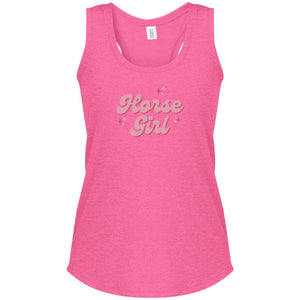 Horse Girl Women's Perfect Tri Racerback Tank