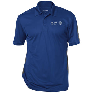 The Hope Center Performance Textured Three-Button Polo