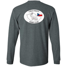 Czech Frosty Adult Long Sleeve T-Shirt with Chest and Full Back Logo