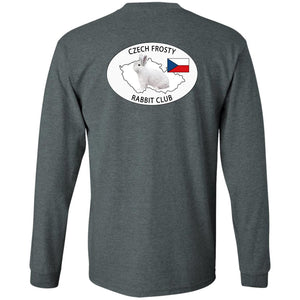 Czech Frosty Adult Long Sleeve T-Shirt with Chest and Full Back Logo