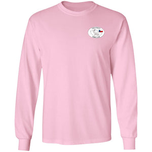 Czech Frosty Adult Long Sleeve T-Shirt with Chest and Full Back Logo