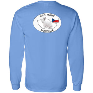 Czech Frosty Adult Long Sleeve T-Shirt with Chest and Full Back Logo