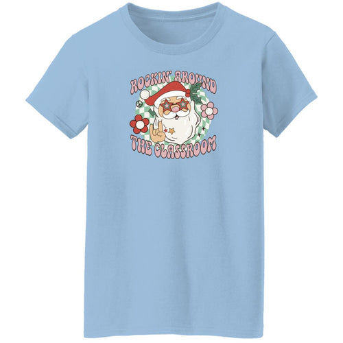 Rockin Around the Classroom Ladies' 5.3 oz. T-Shirt