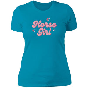 Horse Girl Ladies' Boyfriend T-Shirt