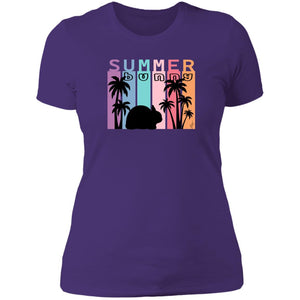 Summer Bunny Ladies' Boyfriend T-Shirt