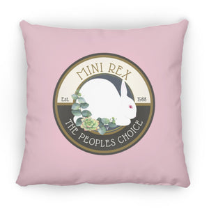 Mini Rex "People's Choice"  Large Square Pillow