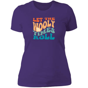 Let the Wooly Times Roll Ladies' Boyfriend T-Shirt