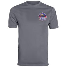 Silver Nationals 2024 Youth Moisture-Wicking T chest and full back design f