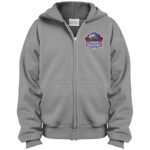 Silver Nationals 2024 Youth Full Zip Hoodie chest design