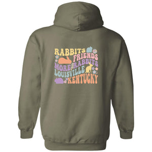 Rabbits, Friends, & More Rabbits Convention 24 Adult Hoodie