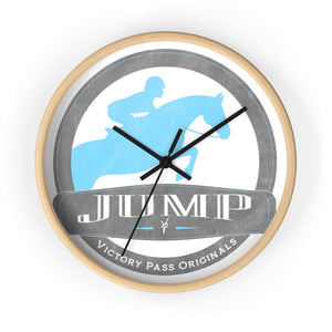 Jump Badge Wall clock