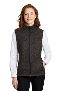 Ladie's Port Authority Sweater Fleece Vest