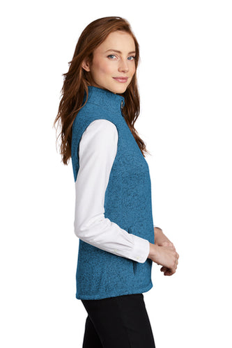 Ladie's Port Authority Sweater Fleece Vest
