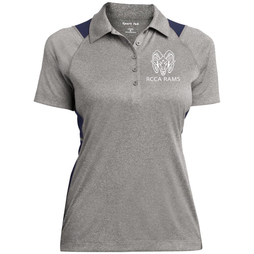 Ladies' Heather Moisture Wicking Polo