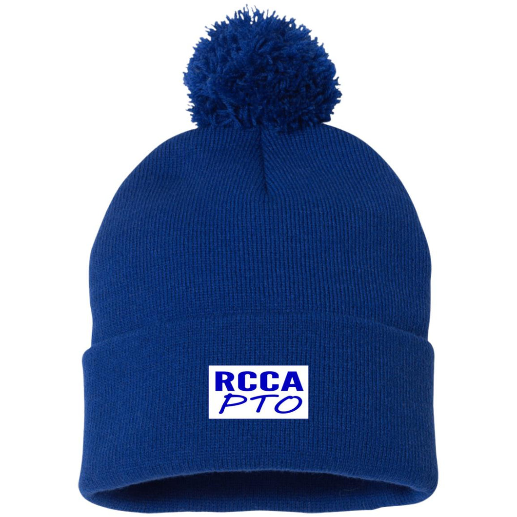 RCCA PTO Pom Pom Knit Cap