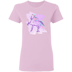 Trotting Unicorn Ladies'  T-Shirt