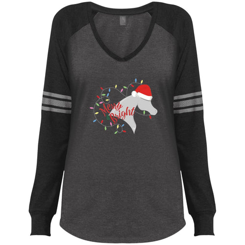 Ladies' Game LS V-Neck T-Shirt