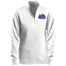 Ladies' 1/4 Zip Sweatshirt W/ Embroidered Compact Style