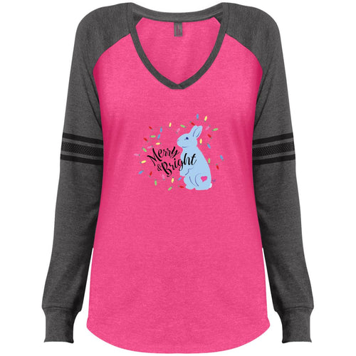 Ladies' Game LS V-Neck T-Shirt