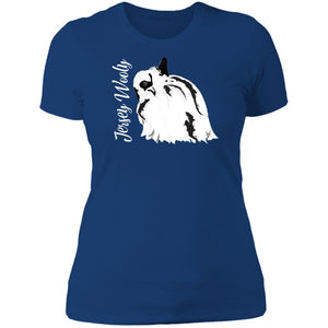 Jersey Wooly Ladies' Boyfriend T-Shirt