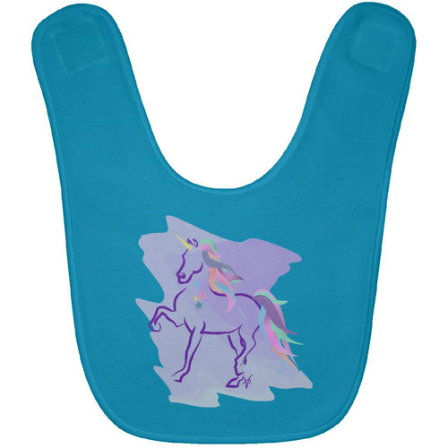 Trotting Unicorn Bib