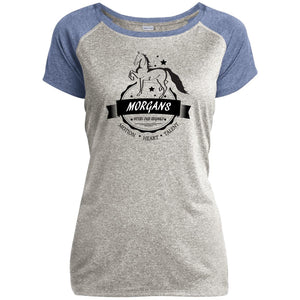 Morgan Ladies Heather on Heather Performance T-Shirt