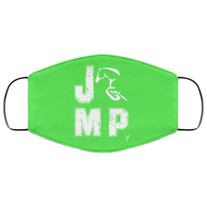 Jump White Ink Face Mask