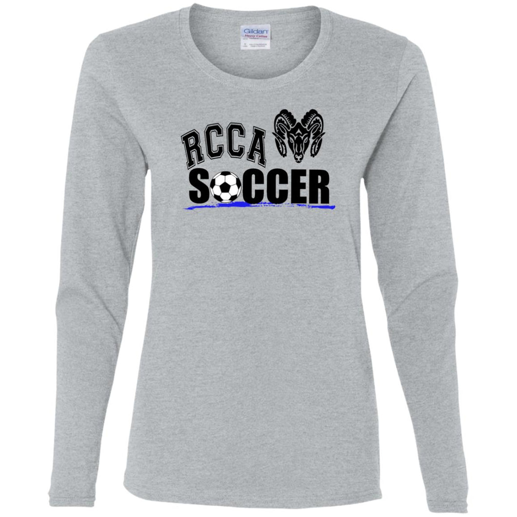RCCA Soccer Ladies' Cotton LS T-Shirt