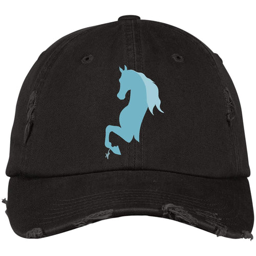 Distressed Cap- Trot Teal