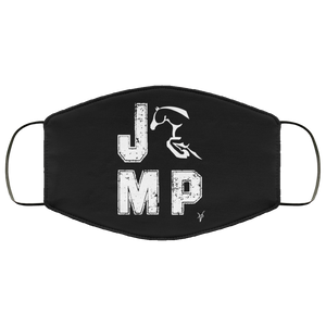 Jump White Ink Face Mask