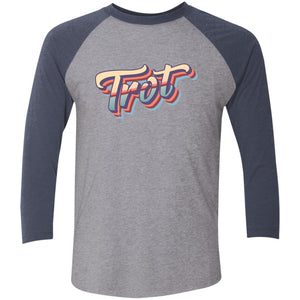 Unisex Tri-Blend 3/4 Sleeve Baseball Raglan T-Shirt