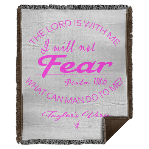 Taylor's Verse Woven Blanket - 50x60