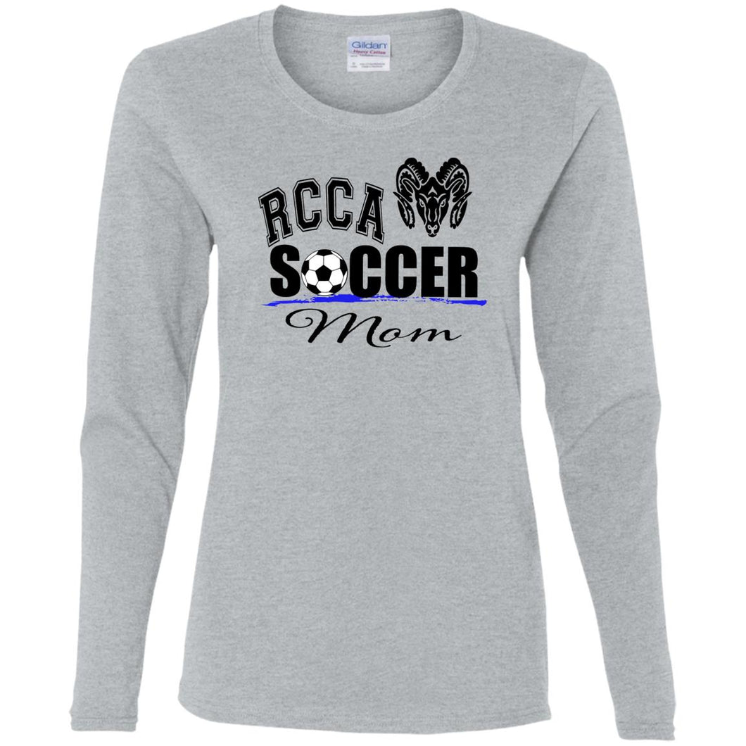 Soccer Ladies' Cotton LS T-Shirt