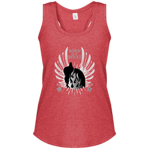 Women's Perfect Racerback Tank- Born to be Wooly