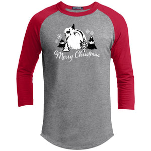 Youth Merry Christmas Wooly 3/4 Sleeve T