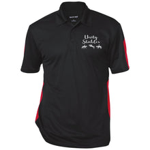 Unity Stables Performance Textured Three-Button Polo