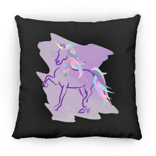 Trotting Unicorn Square Pillow 18x18