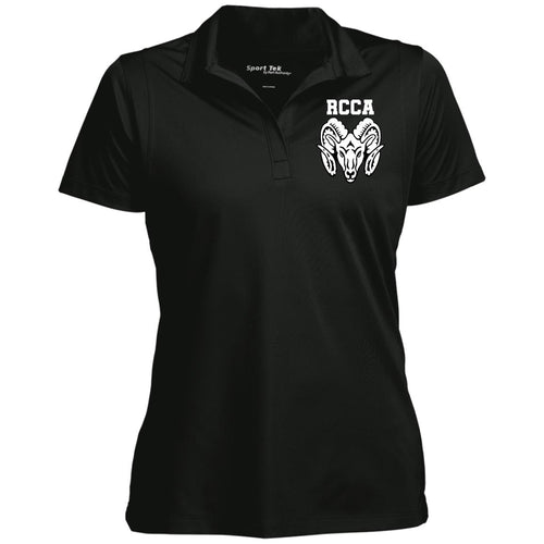 RCCA Women's Micropique Tag-Free Flat-Knit Collar Polo