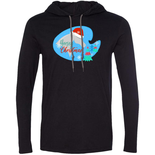 Horsey Christmas LS T-Shirt Hoodie