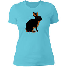 Tan  Ladies' Boyfriend T-Shirt