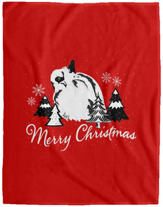 JW Christmas Cozy Plush Fleece Blanket - 60x80