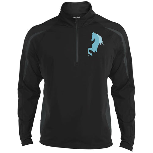 English Pleasure Teal Men's Sport Wicking /2 Zip
